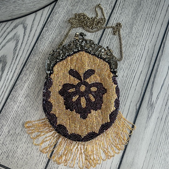 Christiana Handbags - Christiana Vintage Beaded Insect Evening Bag